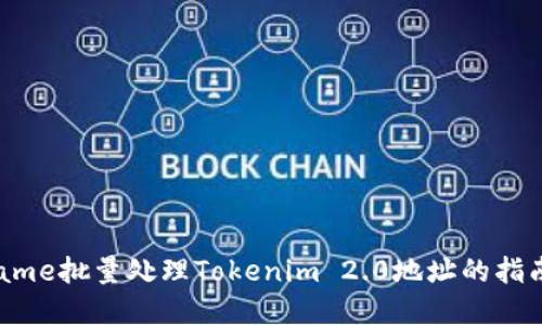 tablename批量处理Tokenim 2.0地址的指南与实践