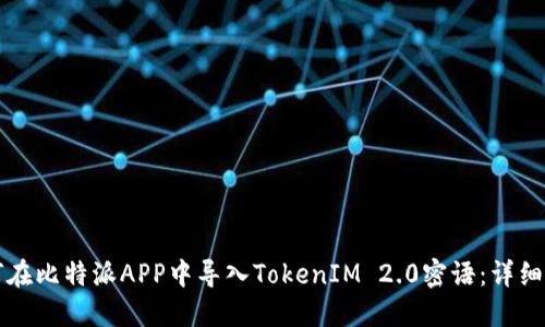 如何在比特派APP中导入TokenIM 2.0密语：详细指南