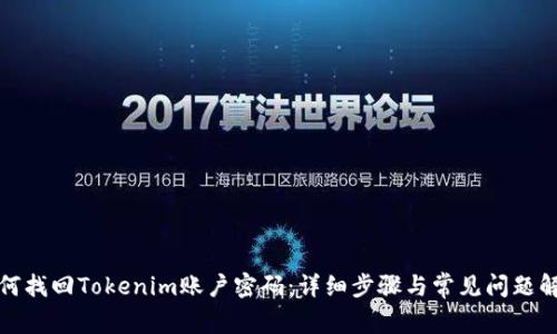 如何找回Tokenim账户密码：详细步骤与常见问题解答